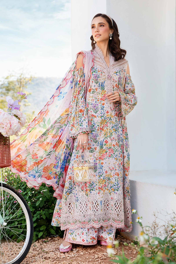3PC Unstitched Printed Lawn Suit