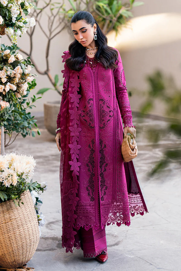 3PC Unstitched Embroidered Lawn Suit